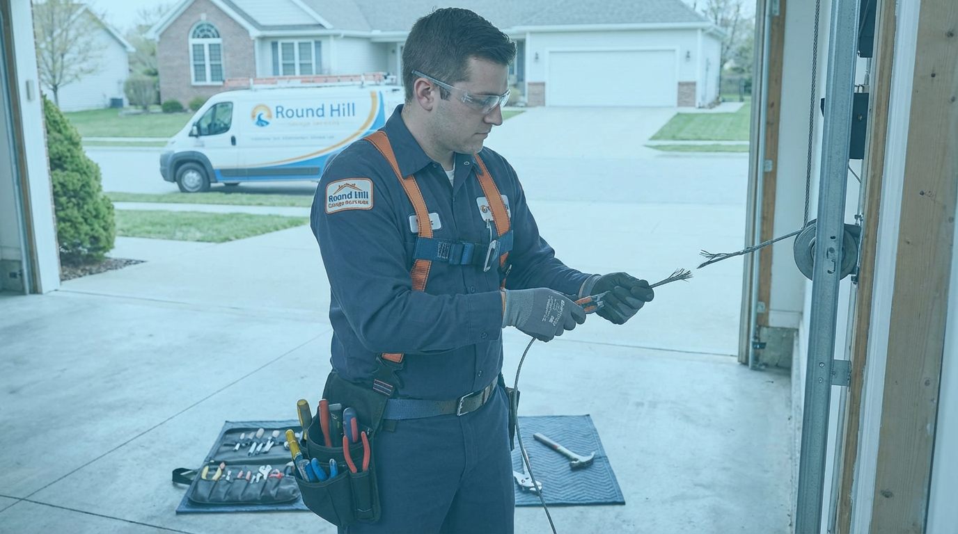 Cable repair - Round Hill Garage Door Repair