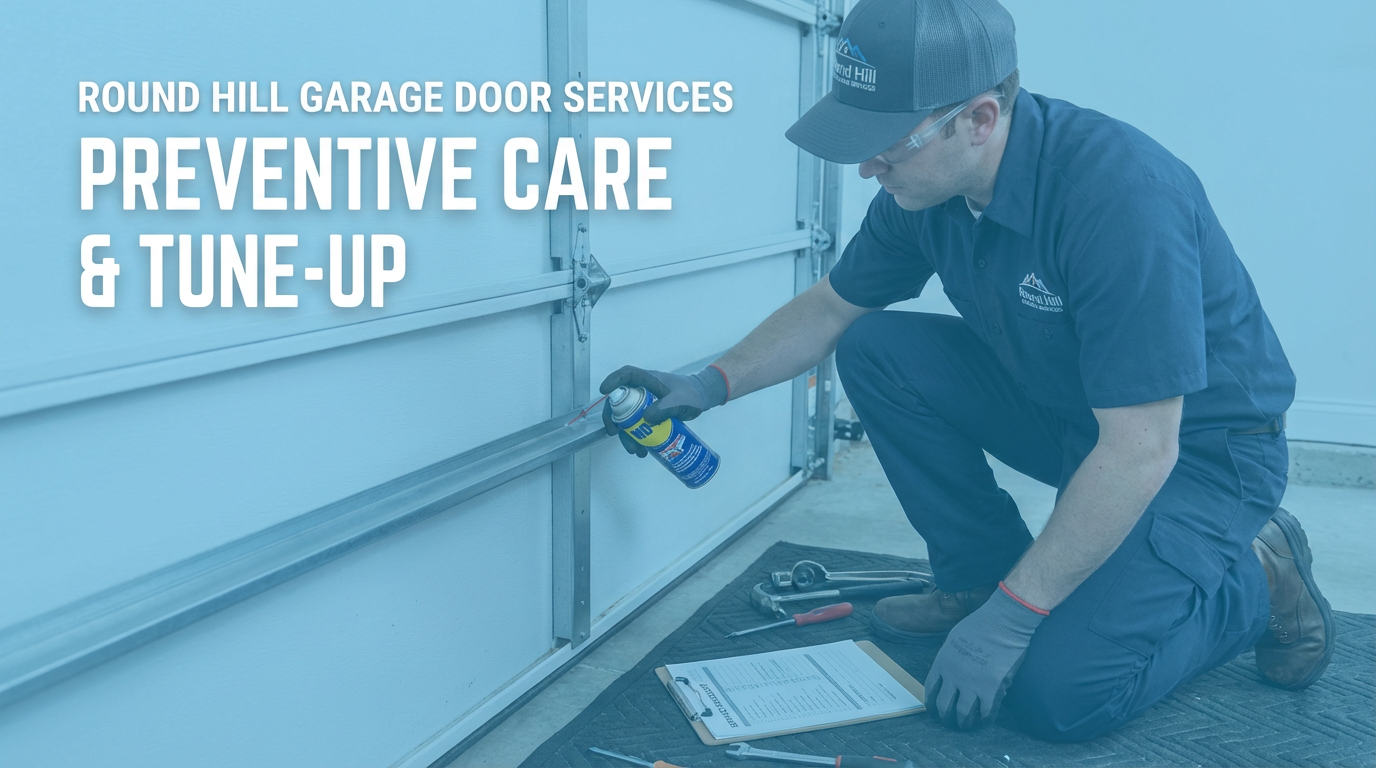 Garage door maintenance - Round Hill tune-up